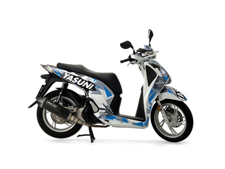 Auspuffanlage Yasuni EVO4 Black Edition Carbon, Honda PCX (2012-18) / SH 125cc (2013-18)