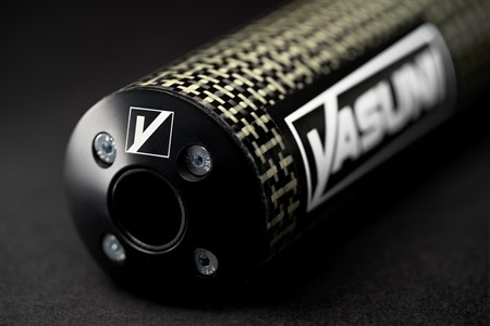 Auspuff Yasuni Cross ML Carbon Kevlar, Minarelli AM6 (Ausgang rechts)