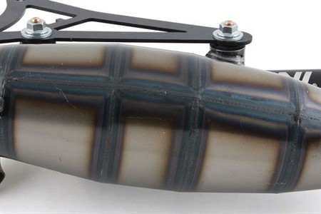 Auspuff Yasuni Scooter R (Alu-Schwarz) Minarelli horizontal