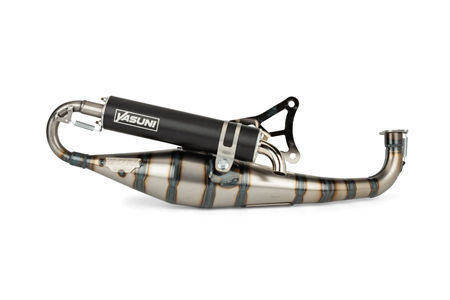 Auspuff Yasuni Carrera 21 Alu-Schwarz, Minarelli horizontal