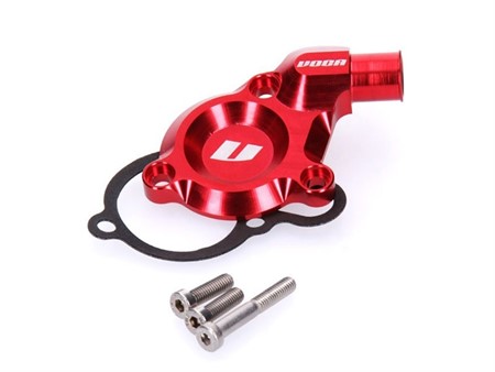 Couvercle pour pompe à eau électrique Voca, CNC rouge, moteur moto Derbi Euro3 50cc