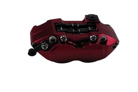 Etrier de frein avant 4 pistons Voca Racing G-Force rouge