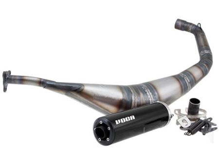 Pot d'échappement VOCA Warrior 50/70cc, Derbi Senda silencieux noir