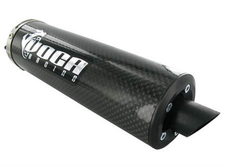 Enddämpfer VOCA Racing Carbon 80cc, passend auf SCR, Mk ProRace, MK SP, Barikit BRK Enddämpfer VOCA Racing Carbon 80cc, passend auf SCR, Mk ProRace, MK SP, Barikit BRK