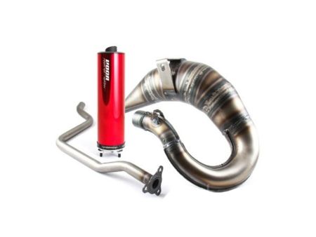Pot d'échappement VOCA Rookie cross 50/70cc, silencieux rouge, Yamaha DT50 / MBK X-Limit