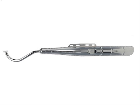 Auspuff Puch Maxi 18mm verschweisst, original mit CH-Nummer und Logo Auspuff Puch Maxi 18mm verschweisst, original mit CH-Nummer und Logo