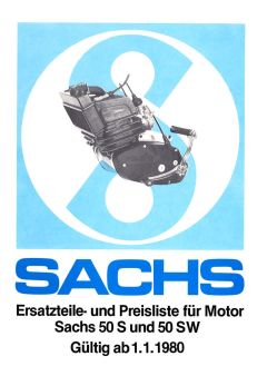 Ersatzteile und Preisliste Sachs 50 S und 50 SW Ersatzteile und Preisliste Sachs 50 S und 50 SW