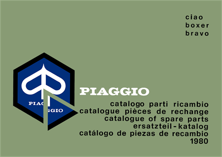 Ersatzteilkatalog Piaggio Ciao, Boxer, Bravo