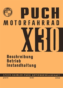 Betriebsanleitung Puch X30 Velux 1. Auflage
