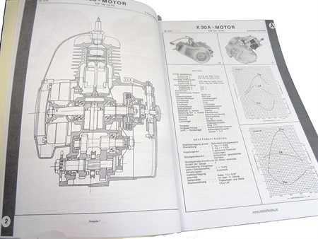 Manuel d'atelier brochure du propriétaire (en Allemand), vélomoteur PUCH X30, Maxi