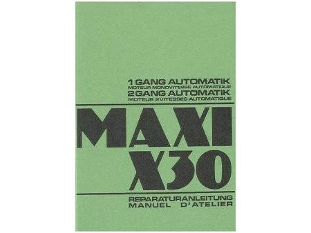 Reparaturanleitung Puch Maxi / X30 Reparaturanleitung Puch Maxi / X30