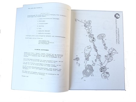 Catalogue de pièces détachées (en Allemand), vélomoteur PUCH Supermaxi