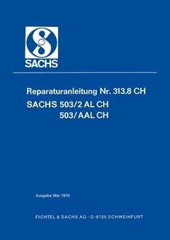 Werkstatthandbuch Sachs 503/2AL und 503/AAL CH Motor Werkstatthandbuch Sachs 503/2AL und 503/AAL CH Motor