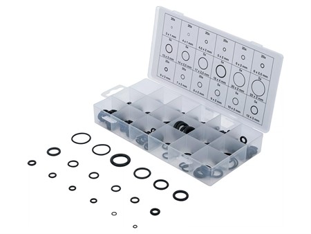 Assortiment de O-Ring en cassette, 225pcs de 3 à 22 mm