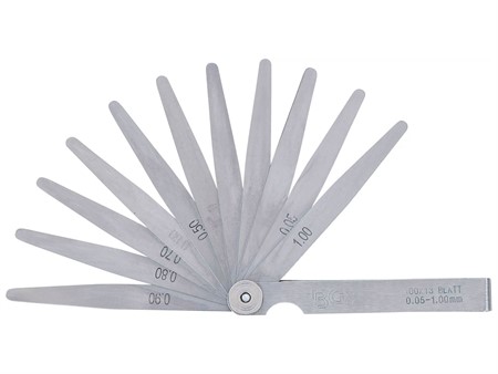 Jauges de calage 13 lamelles 0,05 - 1,00 mm Jauges de calage 13 lamelles 0,05 - 1,00 mm
