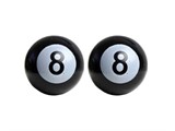 Ventildeckel "8 Ball" schwarz Ventildeckel "8 Ball" schwarz