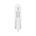 Glühbirne Sockel T5 W2x4,6d, 12V 1,2W - Weiss
