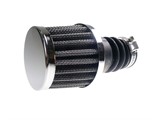 Powerfilter chrom, für Bing 12-15mm Vergaser Powerfilter chrom, für Bing 12-15mm Vergaser