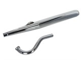 Auspuff Zigarre chrom 28mm, Puch Auspuff Zigarre chrom 28mm, Puch