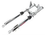 Telegabel Puch «Scheibenbremse» EBR Chrom 560mm verstärkt kurz Telegabel Puch «Scheibenbremse» EBR Chrom 560mm verstärkt kurz