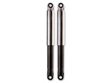 Stossdämpferset Puch/universal 31cm schwarz/chrom Oldschool Stossdämpferset Puch/universal 31cm schwarz/chrom Oldschool