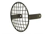 Lampengitter schwarz rund, (Ø 13 cm), vorne