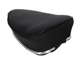Sattel (gefedert) schwarz "Sitzbänkli", universal Sattel (gefedert) schwarz "Sitzbänkli", universal