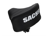Sattel (erhöht) schwarz mit SACHS Aufdruck, universal Sattel (erhöht) schwarz mit SACHS Aufdruck, universal