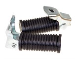 Fussrasterset Klappbar, schwarz