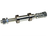 Vorderradachse Puch 12mm mit Kugellager (Leleu) Vorderradachse Puch 12mm mit Kugellager (Leleu)