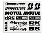 Aufkleber-Set Sponsorkit Brembo, 24x18 cm Aufkleber-Set Sponsorkit Brembo, 24x18 cm