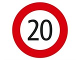 Aufkleber, 20km/h Aufkleber, 20km/h