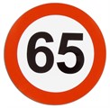 Aufkleber, 65km/h Aufkleber, 65km/h