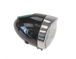 Eierlampe schwarz / chrom «Befestigung seitlich»