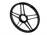Felge Hinterrad / Vorderrad 17" Guss Puch schwarz (Grimeca / Leleu) Felge Hinterrad / Vorderrad 17" Guss Puch schwarz (Grimeca / Leleu)