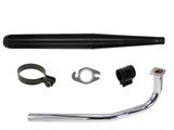 Resonanz-Auspuff 28mm schwarz, Sachs 503 AB Resonanz-Auspuff 28mm schwarz, Sachs 503 AB