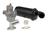 Bing original 15mm Vergaser, Set inkl. Stutzen, Luftfilter zu Puch X30 Velux Bing original 15mm Vergaser, Set inkl. Stutzen, Luftfilter zu Puch X30 Velux