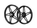 Felgen Satz Bernardi Peugeot 103 SP, MVL schwarz 17"