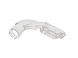 Abdeckung transparent Lusito Gasgriff (hinten flach)