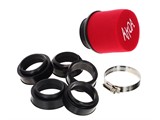 Racingluftfilter Rot AKOA klein (28 - 54 mm) 6 Adapter Racingluftfilter Rot AKOA klein (28 - 54 mm) 6 Adapter