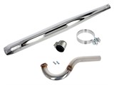 Auspuff Set Puch 32 mm Powerzigarre «Resonanz» Auspuff Set Puch 32 mm Powerzigarre «Resonanz»