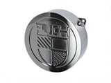 Zündungsdeckel chrom «geschlossene Ausführung» CNC Aluminium - Puch
