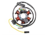 Lichtmaschine (Zündung) Motoforce, ohne Rotor / Grundplatte, Minarelli AM6 / Derbi EBE / EBS / D50B0 / D50B1 Lichtmaschine (Zündung) Motoforce, ohne Rotor / Grundplatte, Minarelli AM6 / Derbi EBE / EBS / D50B0 / D50B1