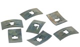 Federclip für Ø 3.0 mm Bolzen ohne Gewinde, Federstahl schwarz, 100 Stück Federclip für Ø 3.0 mm Bolzen ohne Gewinde, Federstahl schwarz, 100 Stück