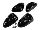 Seitenprotektoren BCD, MBK Stunt / Yamaha Slider, schwarz Seitenprotektoren BCD, MBK Stunt / Yamaha Slider, schwarz