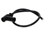 Zündkabel Racing inkl. silikon Kerzenstecker, Schwarz