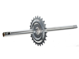 Tretachse Pony GTX 521, 24 Zähne, 4-Kant Tretachse Pony GTX 521, 24 Zähne, 4-Kant