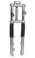 Fourche télescopique argent Pony Cross Cilo Beta 521 Fourche télescopique argent Pony Cross Cilo Beta 521