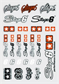 Stickerbogen Stage6 klein