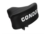 Sattel (erhöht) schwarz mit CONDOR Aufdruck, universal Sattel (erhöht) schwarz mit CONDOR Aufdruck, universal